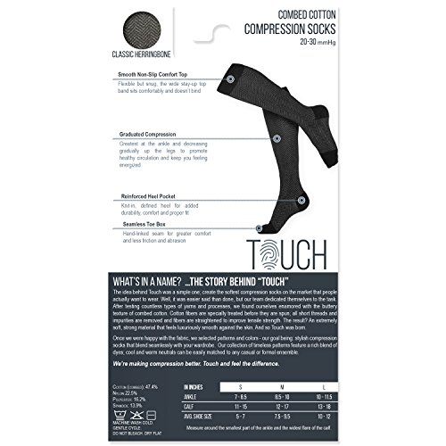 Image of 20-30 mmHg Cotton Socks for Women