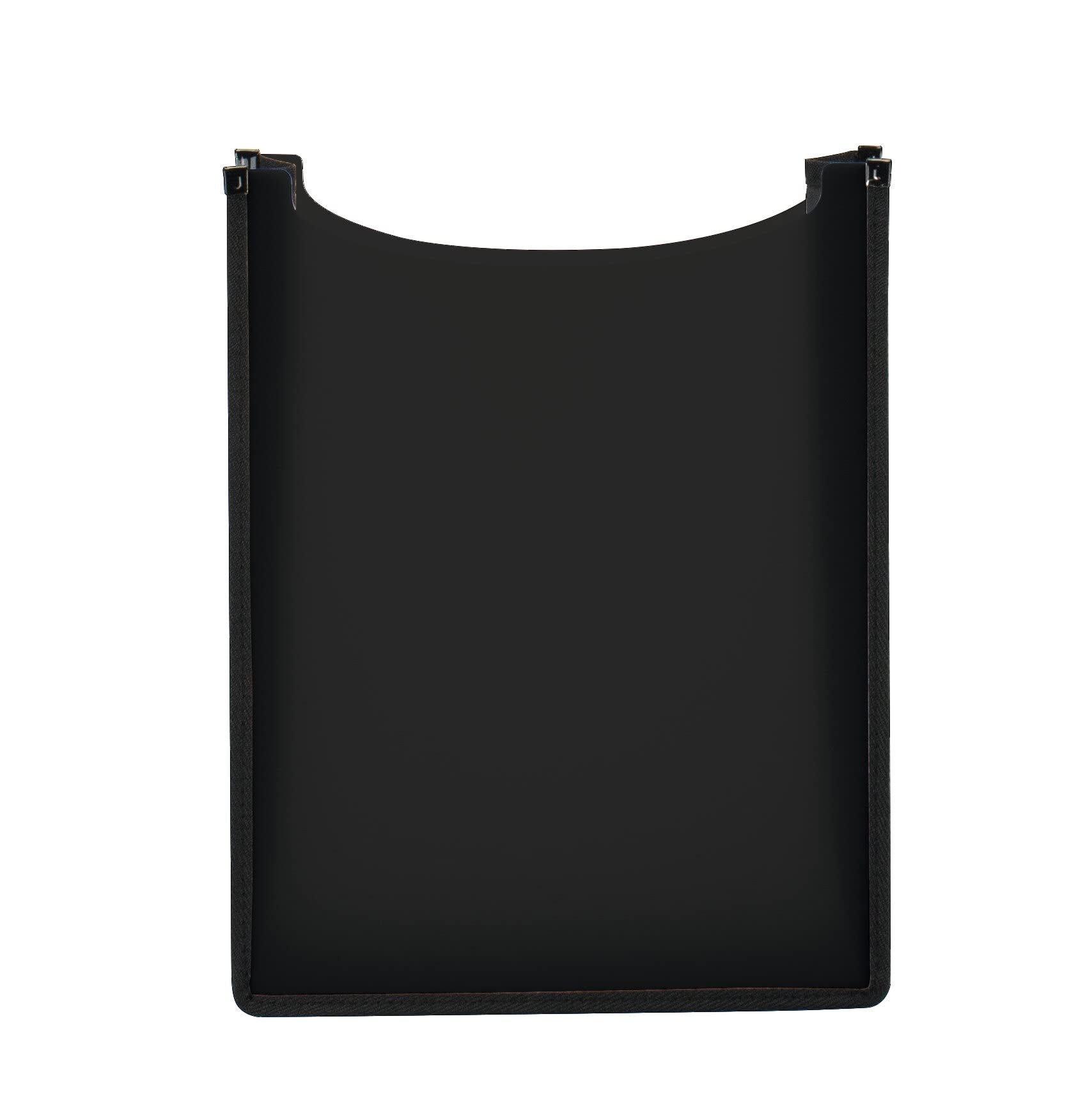 HERMA 19548 Notebook Box A4 School Bag Transparent Black Open Top Children's School Notebook Box Made of Plastic for Loose Leaf Binders Books