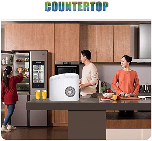 MHGD Intelligente Eiswürfelbereiter, selbstreinigende kleine kommerzielle Eismaschine aus Edelstahl, 180 W, 12 kg/24 h… – Bild 8