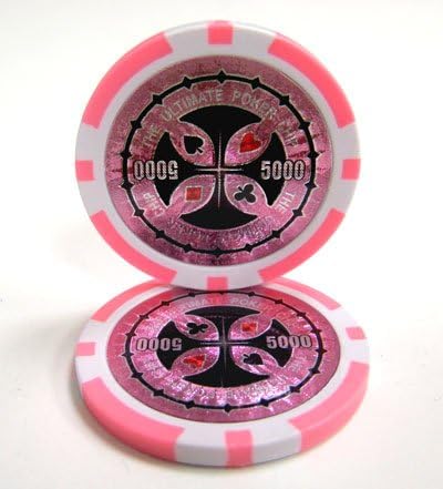 Miniatura 6 de Ultimate Poker Laser Clay 0.49 oz 500 fichas de póquer a granel - Elige