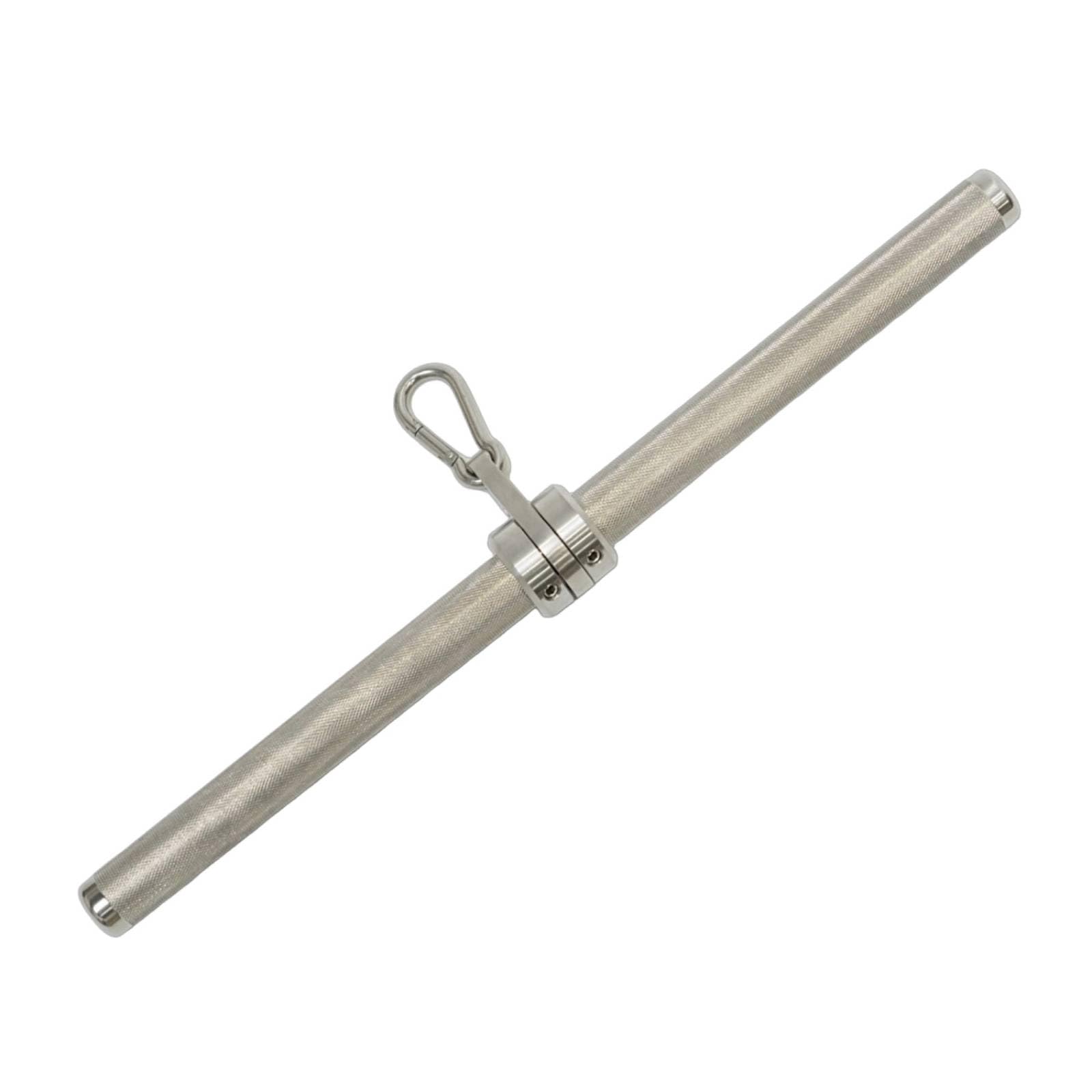 perfeclan Manija para Equipo de Fitness Accesorio de Cable Barra de Jalón Agarre Antideslizante con Rotación Fluida Conector Metálico Rápido Acero Inoxidable