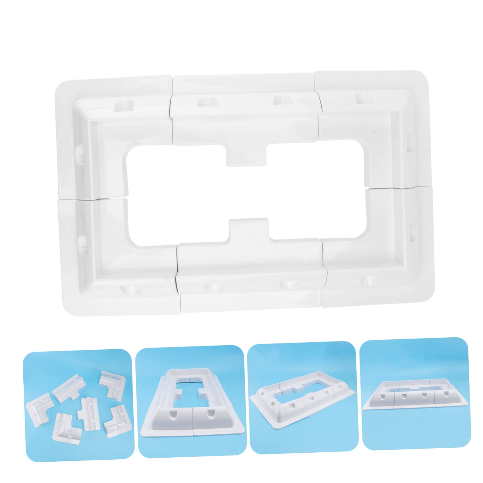 GLEAVI 1juego Soporte Solar Para Paneles De Resistente Uv Instalación Sencilla Compatible Techos y Color