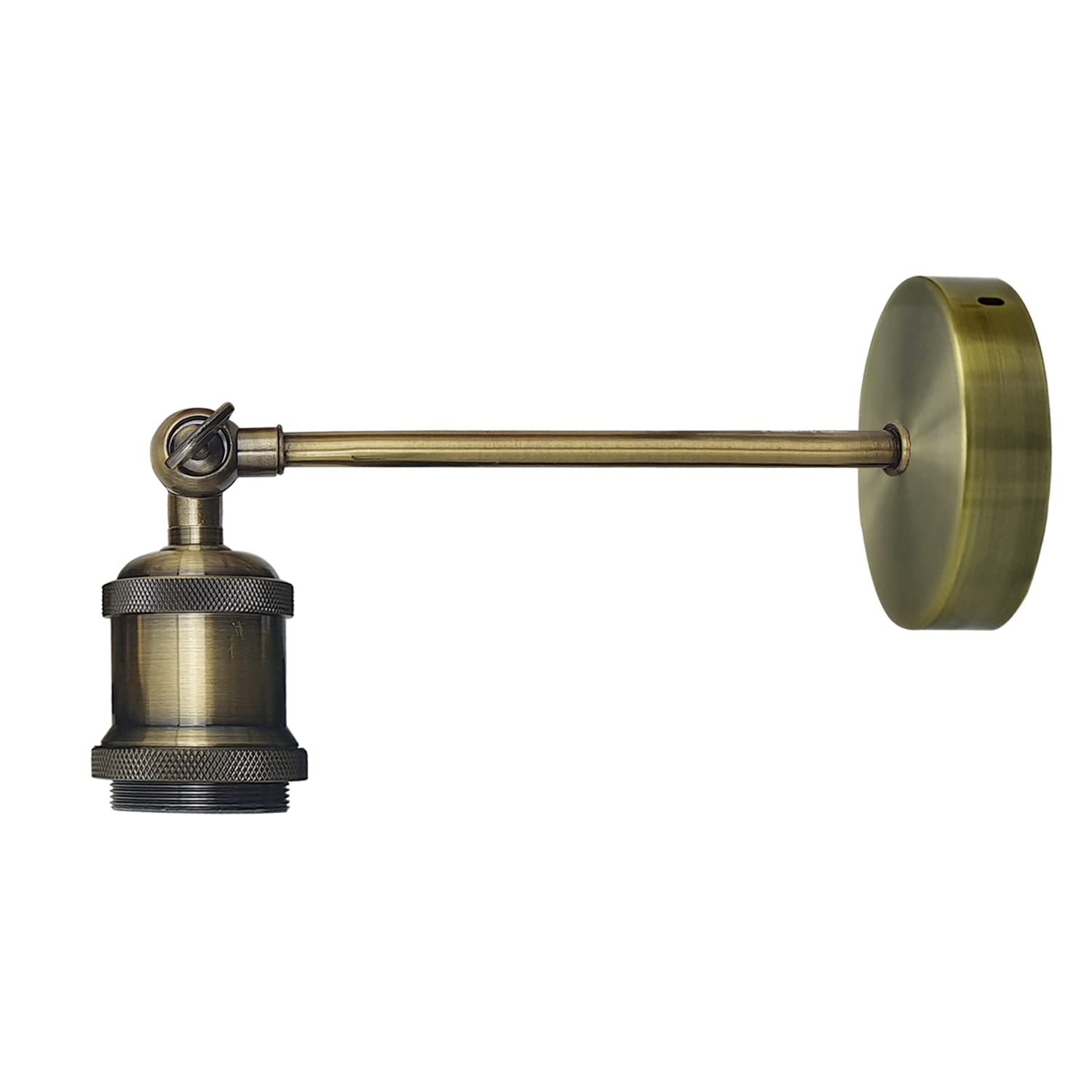 LEDSoneVintage-Wandleuchte Grünes Messing für Restaurant-Küche-Schlafzimmer 180 Grad E27-Sockel verstellbar