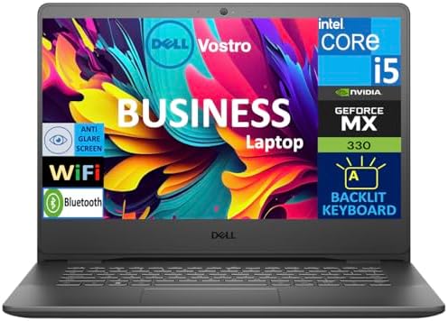 Dell Vostro 14-inch Business Laptop, Intel Core i5-1135G7, 16GB RAM, 512GB PCIe SSD + 1TB HDD, GeForce MX330, Backlit Keyboard, WiFi, Bluetooth, Webcam, SD Reader, USB 3.1, Win 10 Pro - Thumbnail 2