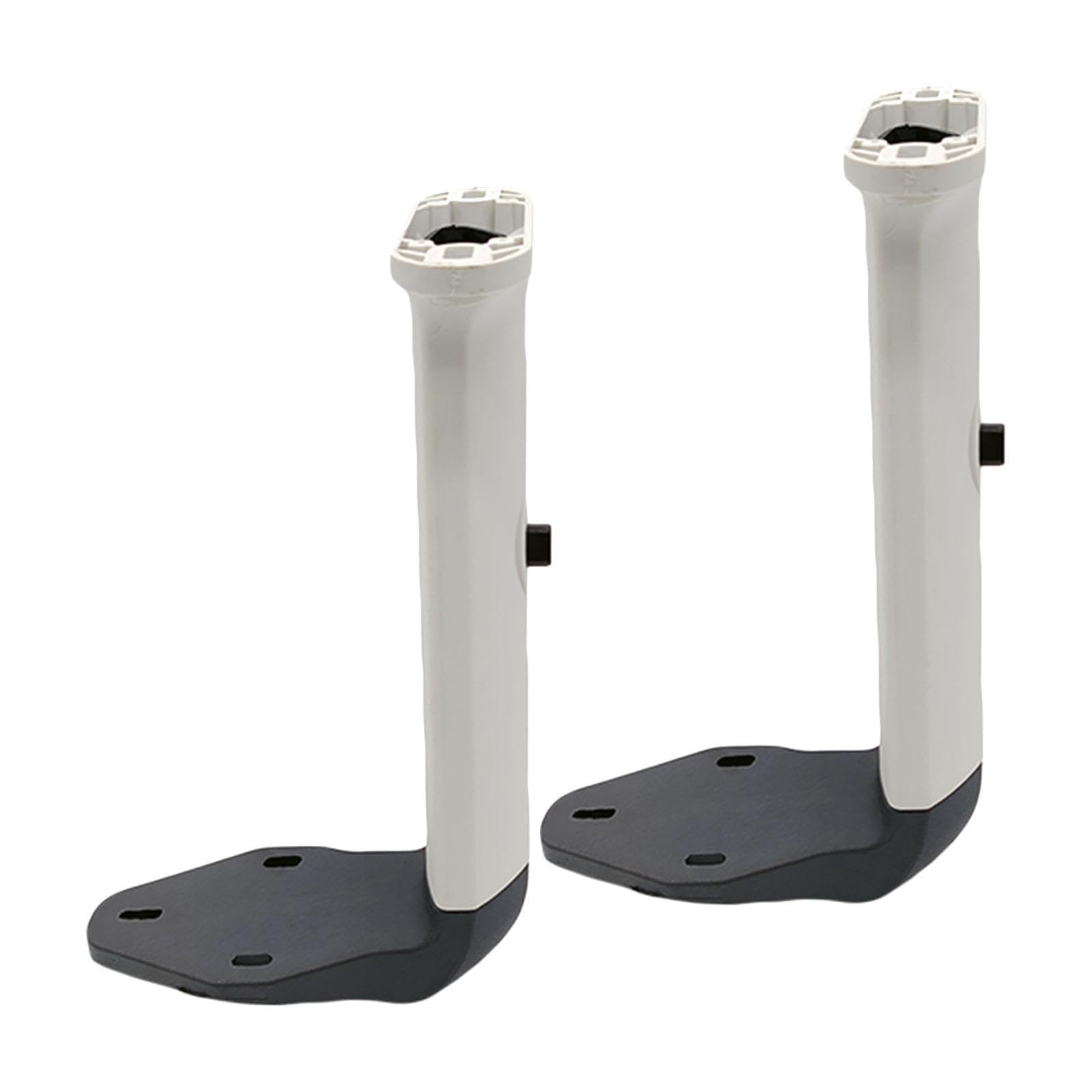 perfk Par de reposabrazos de Silla Ajustable en Altura,Juego de Brazos de Silla de Trabajo para Juegos,Elevable Duradero,Reposabrazos de Silla para, Blanco