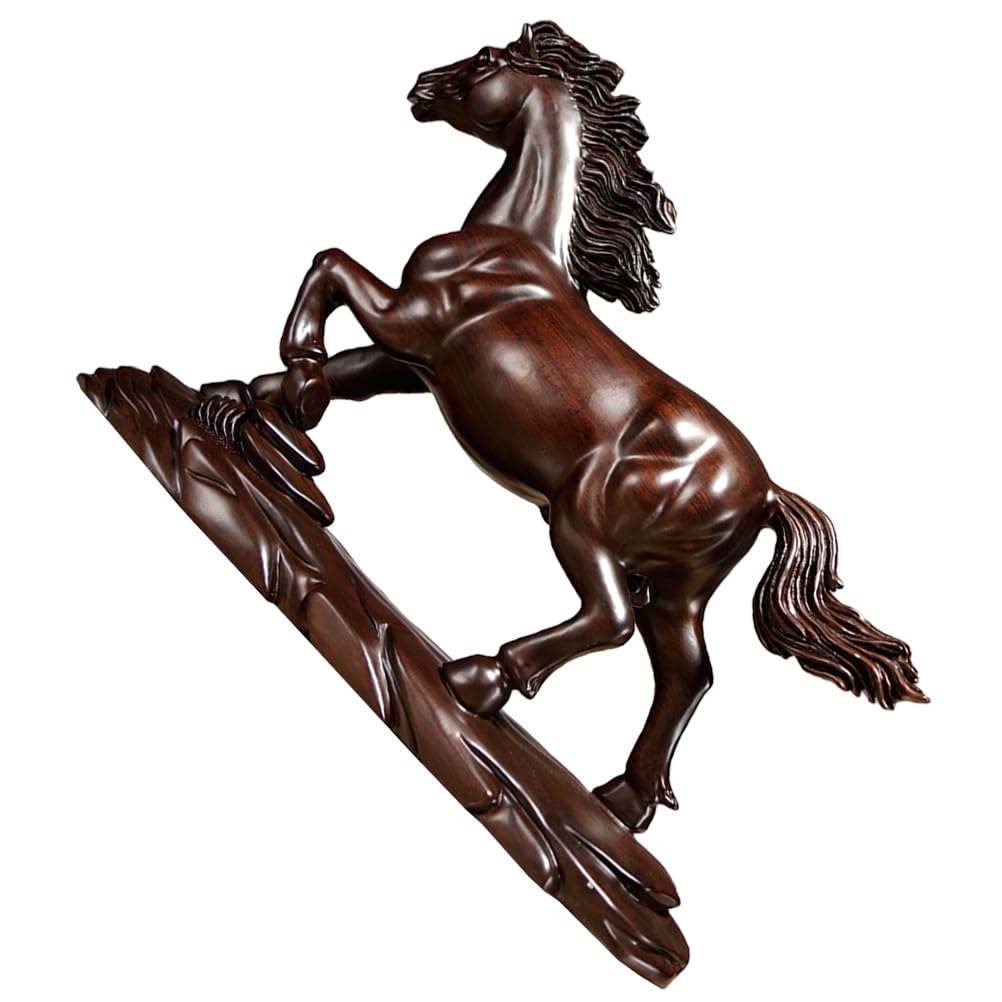 馬デザインオリエンタル彫刻絵（馬が左向きタイプ） 馬デザインオリエンタル彫刻絵（馬が左向きタイプ） 馬デザイン