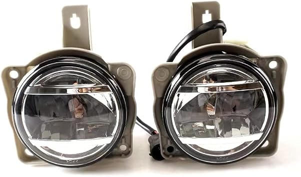 LED Daytime Running Light + Fog Lamp Assembly compatible for Toyota Raize 2020 2021, 6000K DRL + Fog Lamp + Cover + Harness + Switch