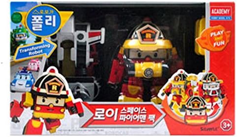 New Robocar Poli ROY Space Fireman Pack Transformer Robot Car Toy Action Figure /ITEM#G839GJ UY-W8EHF3187156