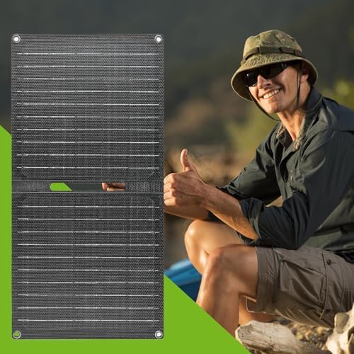 Güneş Enerjili Pil Şarj Cihazı,30W Taşınabilir Katlanabilir Hızlı Şarj,Paneller USB C Cihazı | Kamp Açık Hava Etkinlikleri Bahçe Seyahat için - Görsel 2