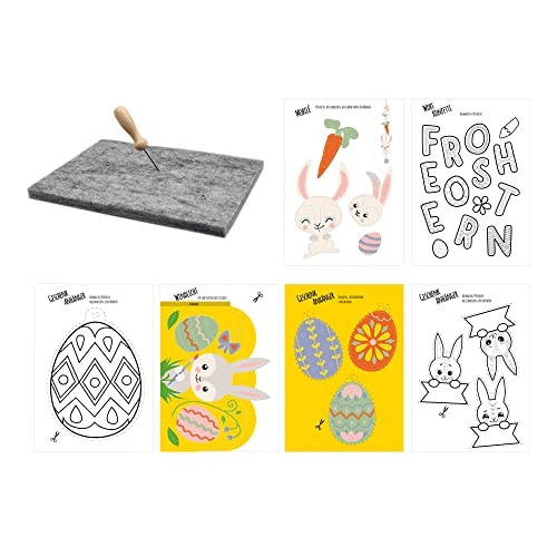 Prickelset Kinder Ostern, Prickelnadel Set Kinder, Prickeln Kinder, Geschenk Ostern, Ostern Kinder, Prickeln Kinder, Prickelmotive Ostern, Basteln Ostern, Mal Mich Bunt