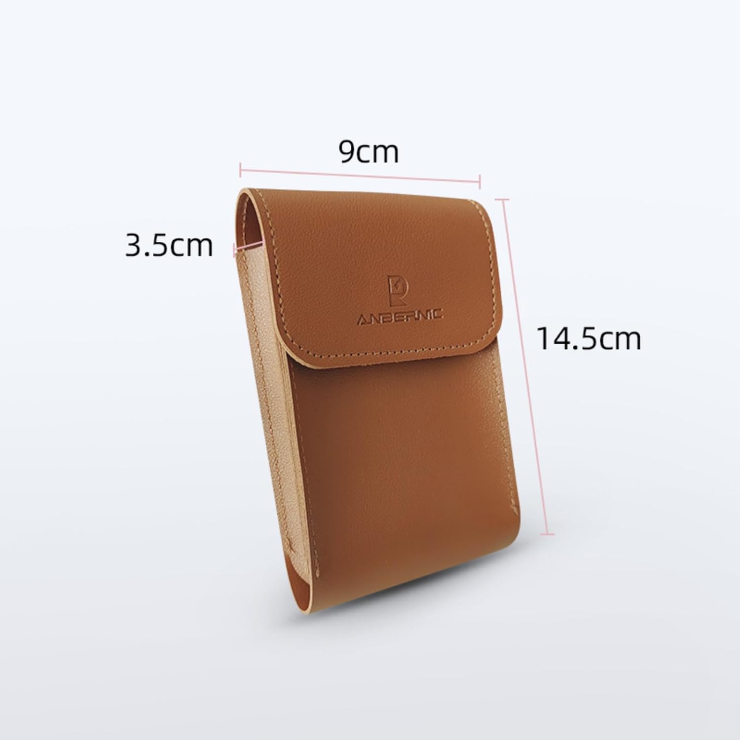 Handheld Organizer for RG34XX Game Console Leather Case Accessories Carrying Bag Classic Folding Flap New image 2