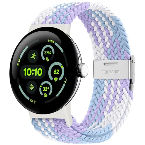 [JUNENTER] �L�k���̂���ґg�o���h Google Pixel Watch 4�A3�A2�A1 41mm/45mm �ɑΉ��A���߉\�Ȓe���i�C�����D�ʋC���X�|�[�c���[�v�X�g���b�v Pixel Watch 41 45 MM ���X�g�o���h ���f�B�[�X ����