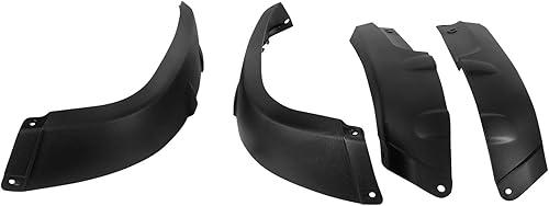 HECASA 4 protectores de barro compatibles con Honda Fourtrax Foreman 500 Foreman Rubicon 500 todos los submodelos 2005-2014, color negro