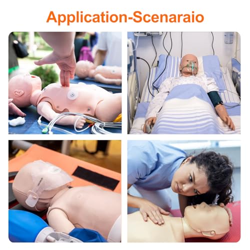 Image of Child Nursing Manikin - Medical School CPR & First Aid Training Dummy for Professional Patient Care, Nursing Skills Practice, Pediatric Emergency Simulations