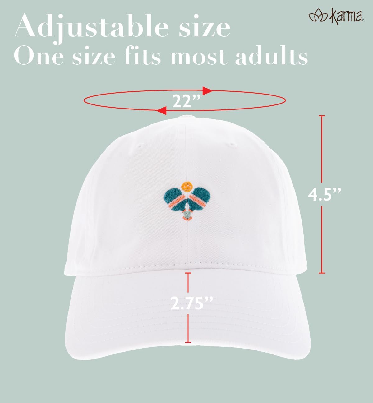 Karma Womens Dad Hat - Image 2
