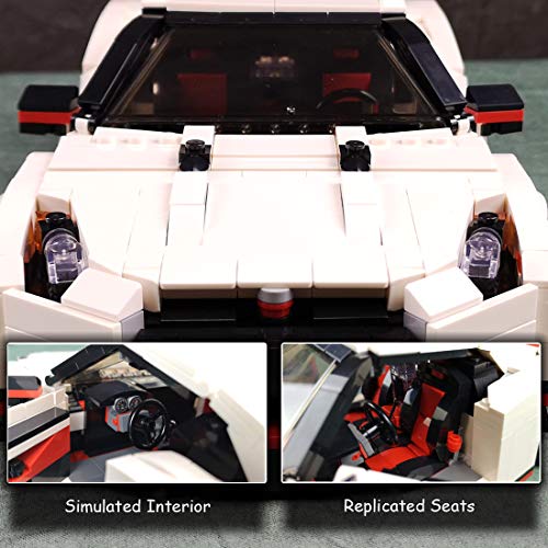 Nifeliz Mini Sports Car Gtrs Moc Building Blocks And Construction Toy, Adult Collectible Model Cars Set To Build, 1:14 Scale Race Car Model (1024 Pcs) #TOP6