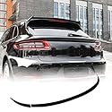 BaoHYeS Auto Heckspoiler für Porsche Macan SUV 4-Türer 2014-2018 2019, Spoiler ABS Heckspoiler ABS Heckspoiler Flügeldekoration