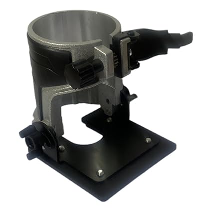 MERISHOPP High Strength Woodworking Trimmer Base for 65Mm Electric Trimming Dust Cover