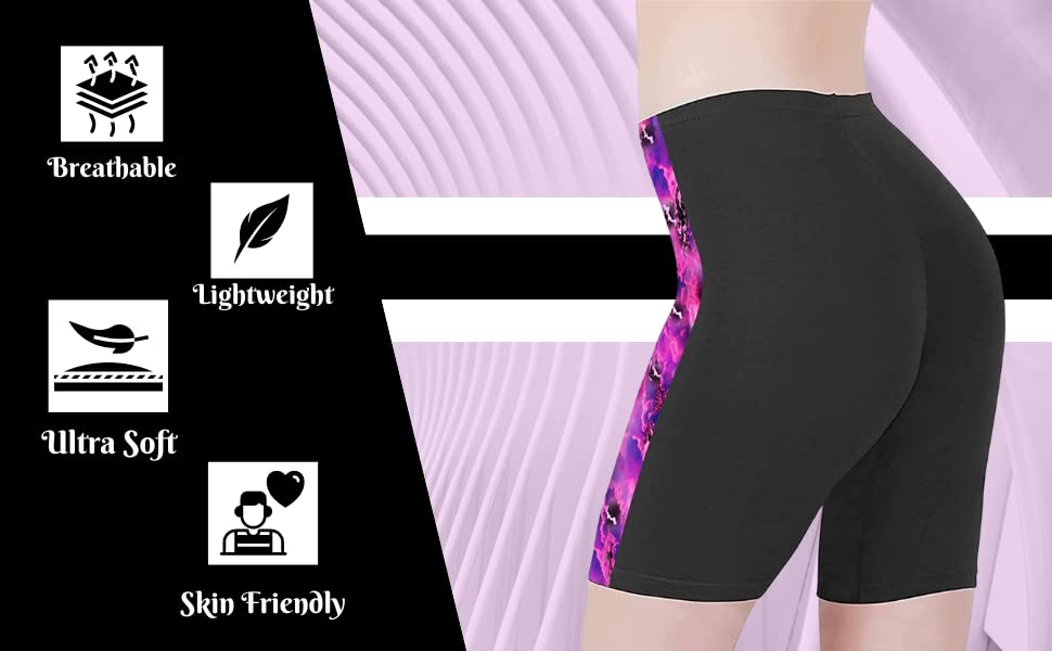 NEVER QUIT Women�s Swim Shorts- Athletic Compression Shorts Ladies Board Shorts (Medium, Pink) 1