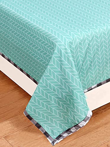 Image of RD TREND Cloud Cotton AC Summer Chadar for Sleeping | 210 TC Soft Lightweight Breathable Single Topsheet /Odhne Wali Chadar | Single Bed Bedsheet 60x90 Inch Green