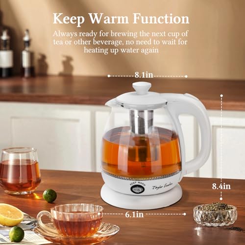 Tetera Eléctrica Taylor Swoden con Infusor de Té 1L miniatura 4