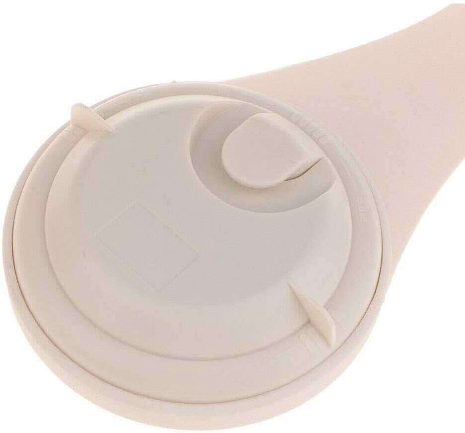 Home Decor Non-Ticking Waterproof Bahroom Wall Clock Shower Suction Hanging Clock White