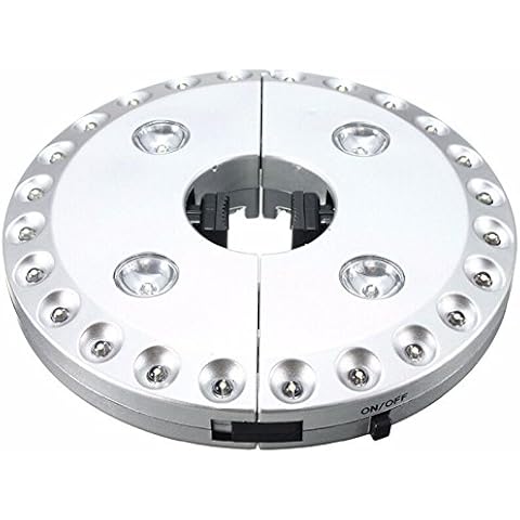 Luz LED para sombrilla ShiSi con 28 LED superbrillantes y 3 niveles de atenuación Cover