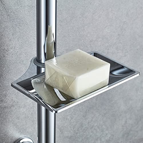 Ibergrif M20802-1 Duschstange ohne Bohren mit Seifenschale – Ansicht 6