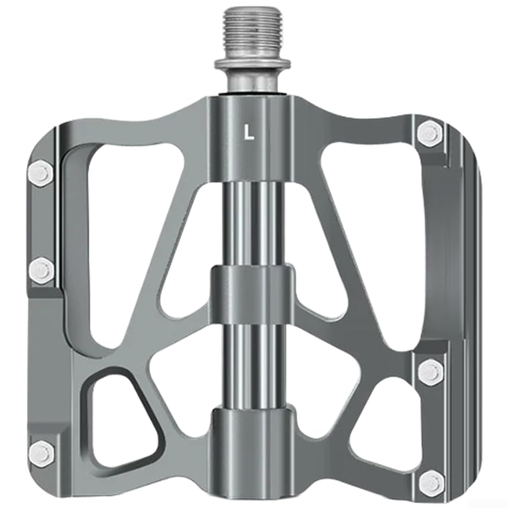 Pedales de bicicleta de montaña de aleación de aluminio de 9/16 pulgadas, placa ancha, con 3 rodamientos sellados, para bicicletas de carretera y plegables