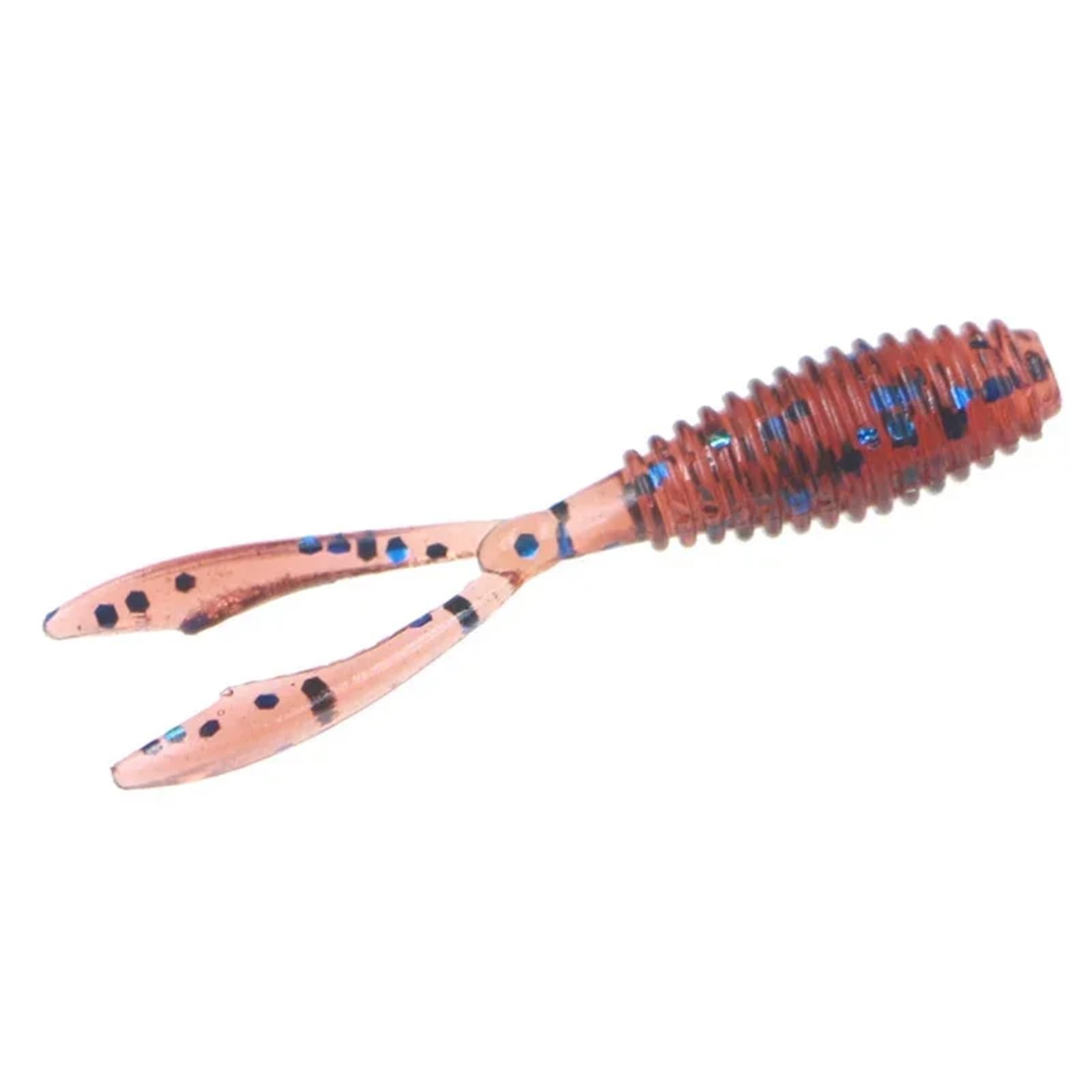 10 unids/Lote Pesca señuelos Blandos Rockfish 35mm 0,4g Swimbait Cola Dividida de Silicona Artificial Wobbler Jigging Jerkbait Shad Gusano Cebo (Color : 10pcs-01)