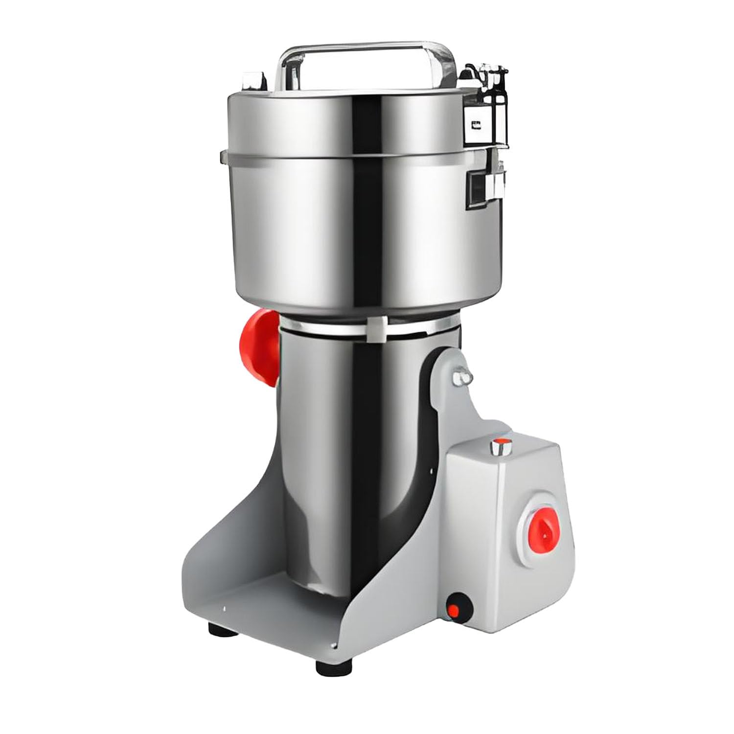 Młynek do ziarna, młynek ze stali nierdzewnej, młynek do ziarna typu wahadłowego 4200 W, wysokoobrotowy młynek komercyjny 4200 W, 32000 obr./min, do suchych ziaren, kawy, kukurydzy 1000g