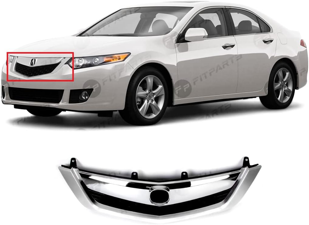 FitParts Compatible With Front Grille Grill Acura TSX 2009-2010 Sedan. New & Ready to Install. AC1200113 AC1217101 AC1216100