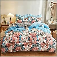 Piumino, Piumino Soffice, Coperta in Cashmere di Agnello Addensato, Trapunte Invernali, Trapunta da Letto Morbida E Calda,H,220X240 Cm (6 kg