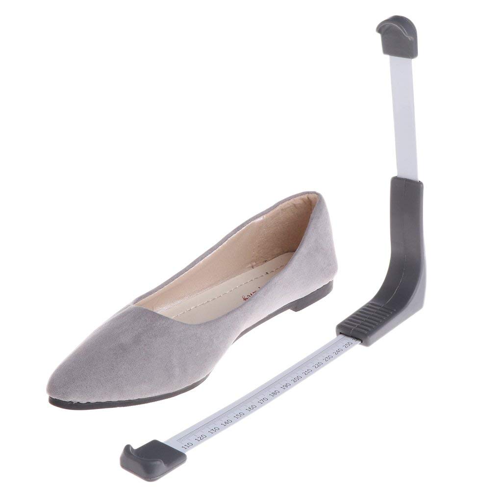zalati Dispositivo di misurazione del piede Piedi Taglie delle scarpe Misuratore del piede Accessorio Misura il piede Acquisto di scarpe Adatto per bambini Adulti Piedi