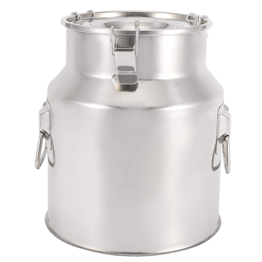 Kit de Traite de Vache de Mouton de Chèvre 14L, Trayeur Automatique de Pompe à Vide de Pulsation, Trayeur électrique D'aspiration Directe de Vide Vitesse(Pour bovins, norme européenne 100-240V)