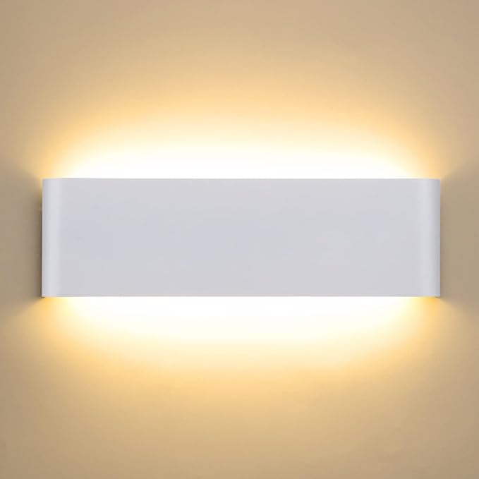 Schiele Schiele wandlamp voor binnen, 12 W, warmwit, 2800 K, 30 cm, 960 lm, led-verlichting voor trappenhuis, hal, slaapkamer