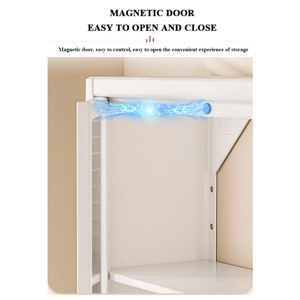 Armoire Murale De Salle De Bain Blanche Avec Porte-Serviettes - Rangement Pratique Au-Dessus Des Toilettes 56x13x65 Cm
