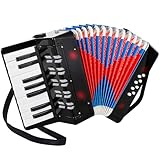 【Facile à apprendre】 L'accordéon adulte est un instrument à vent à anches, et lorsque le soufflet est étiré ou comprimé, l'air circule à travers les différentes anches à l'intérieur de l'instrument, produisant le son. Les doigts de la main droite appuient sur les touches, et la main gauche tire ou pousse doucement le soufflet, et l'amonicar de traction des enfants produit des sons différents. Même les débutants peuvent apprendre rapidement à l’utiliser.