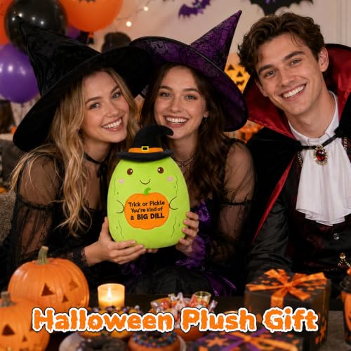 Image of Halloween Plush - Pickle Stuffed Animal,Pickle Halloween Stuffed Animal