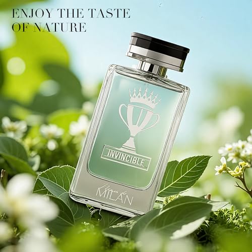 Image of AFLUXE INVINCIBLE, Men's Cologne Gift, Long Lasting EDP Fresh Scent, Perfume with Award-Winning Style, Daily Fragrance for Men, 3.4 Fl Oz
