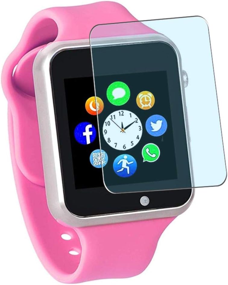 PuccyPuccy 3 Pack Anti Blue Light Screen Protector Film, Compatible with Funntech/Janker A1 1.54" smartwatch TPU Guard ( Not Tempered Glass Protectors ) New