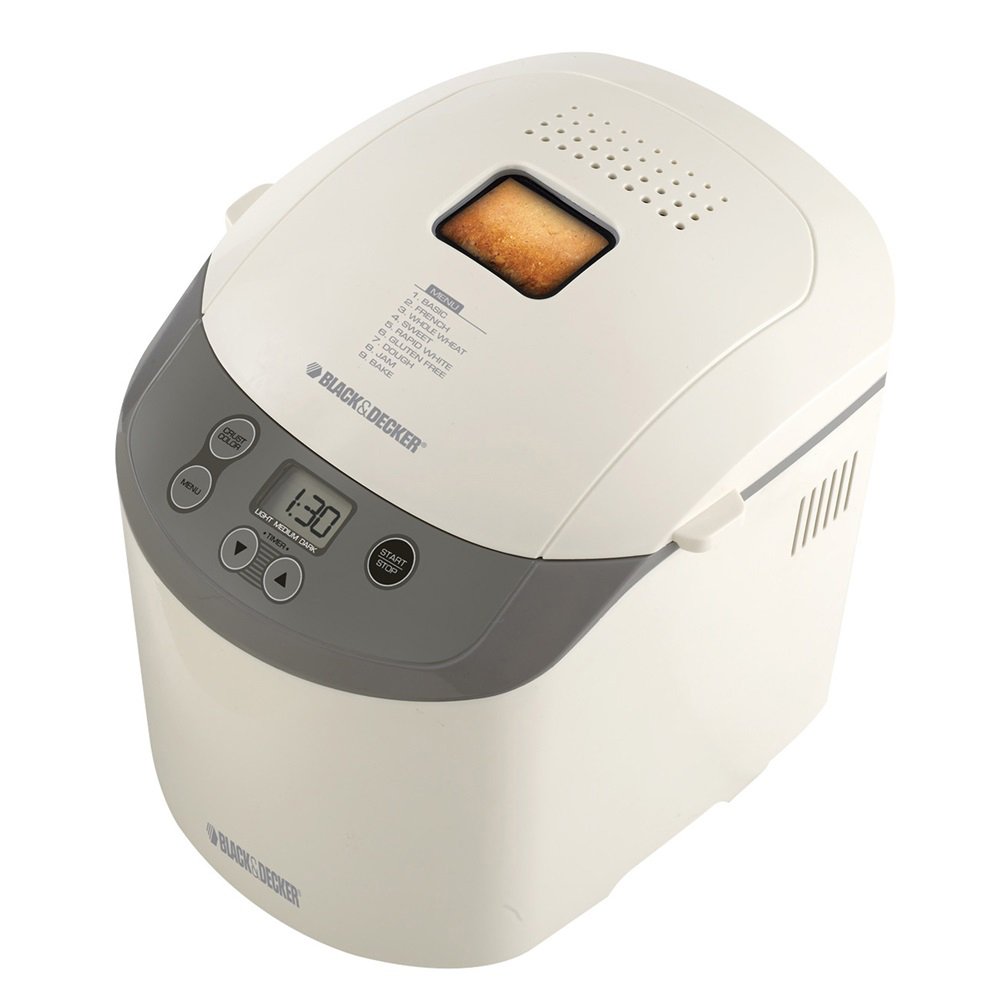 Black & Decker 1 1/2-Pound Bread Machine, White