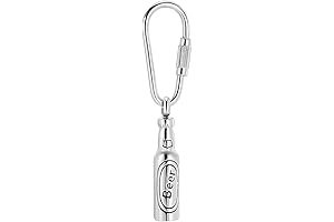 Imrsanl Cremation Jewelry for Ashes Bar Urn Necklace Pendant Memorial Ash Jewelry Beer Bottle Keepsake