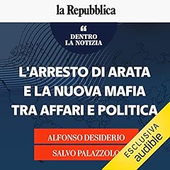 Diseño de la portada del título L'arresto di Arata e la nuova mafia tra affari e politica