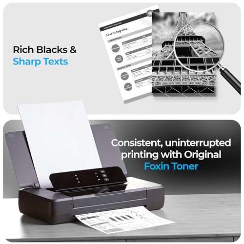 Image of Foxin FTC-110A Laser Printer Cartridge Compatible with HP LaserJet 108A, 108W, 136A, 136W, 136NW, 138P,138PN,138PNW | Black