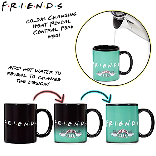 Friends Set de Regalo con Taza Café y Calcetines Diseño Central Perk, Tazas Cafe Cambian con Calor, Merchandising… - Imagen 4