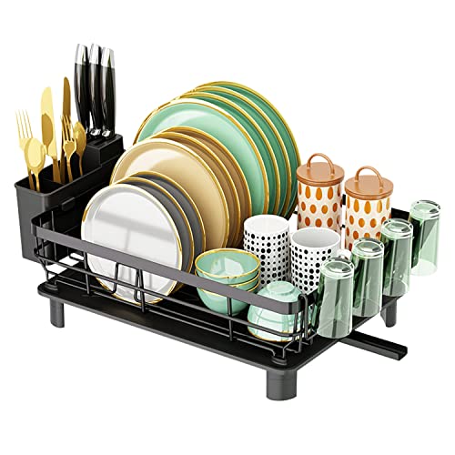 Égouttoir à vaisselle pour comptoir de cuisine moderne et étagère de rangement évier