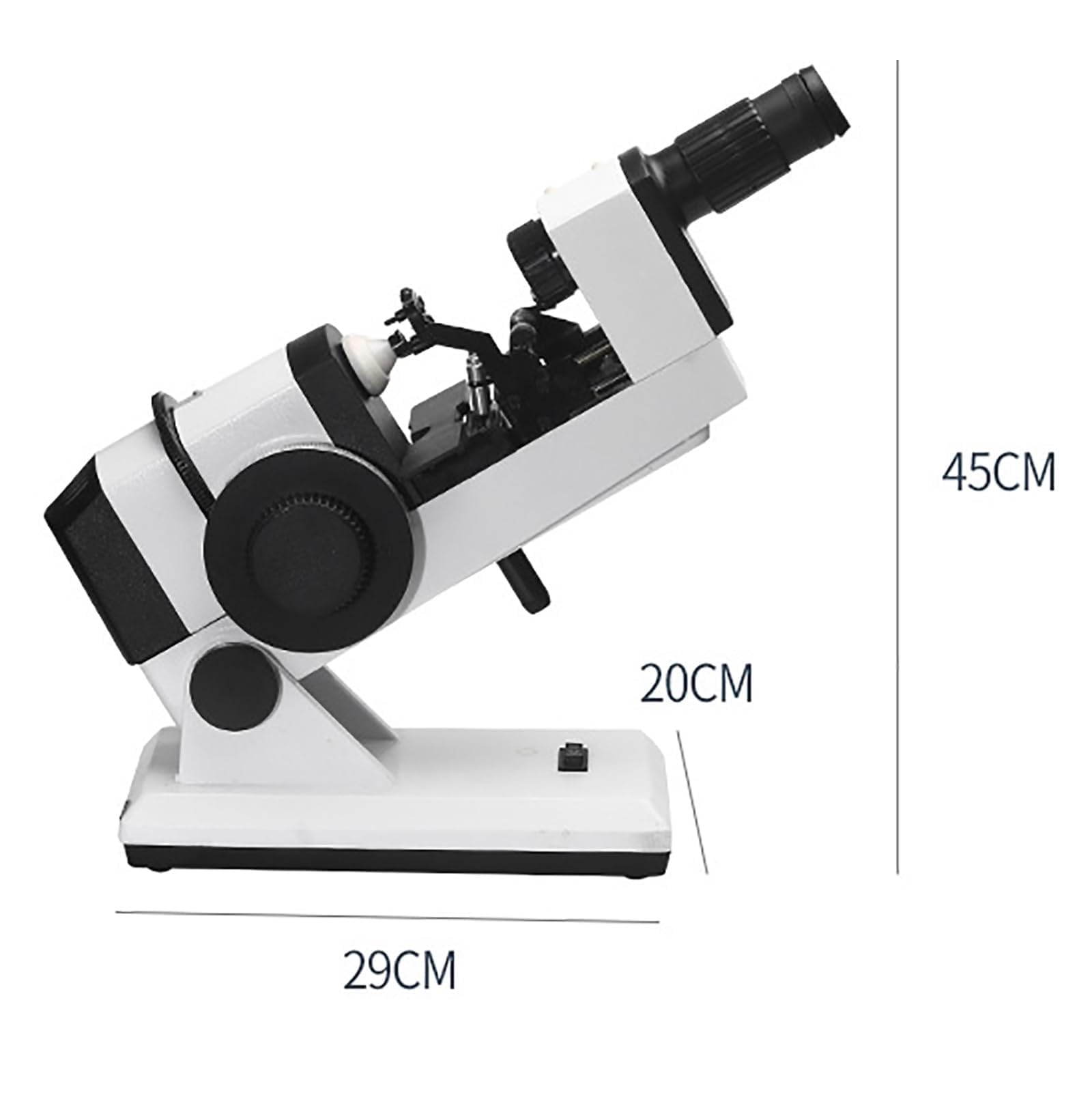 Ręczny obiektywomierz do obiektywu, obiektywometr optyczny do precyzyjnych pomiarów okularów, ręczny przyrząd do optometrii koła