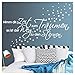 Wandora G003 Spruch Nimm dir Zeit zum Träumen I schwarz (BxH) 135 x 41 cm I Sterne Schlafzimmer Aufkleber selbstklebend Wandaufkleber Wandsticker