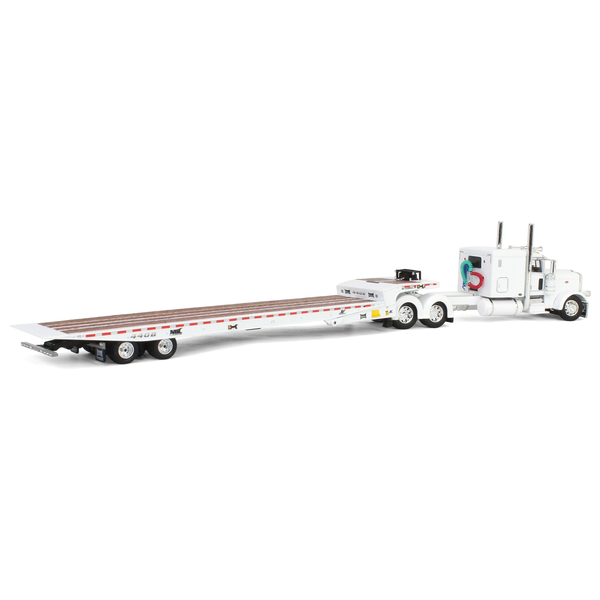 Amazon.com: First Gear DCP 1/64 White Peterbilt 389 w/Landoll 440B